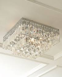 Five Light Crystal Flush Mount Ceiling Fixture Ceiling Fixtures Ceiling Lights Flush Mount Chandelier