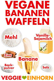 Vegane Bananenwaffeln Rezept In 2020 Bananen Waffeln Vegane Waffeln Vegane