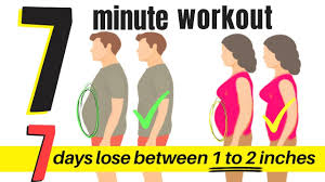 7 Day Workout Challenge To Lose Belly Flab 7 Minute Home Workout For Men Women To Lose Weight