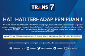 Check spelling or type a new query. Trans7 Career