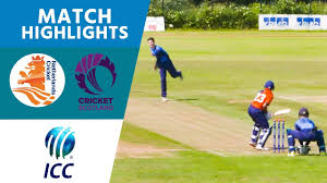 The scotland cricket team toured the netherlands in may 2021 to play two one day international (odi) matches in rotterdam. Netherlands Vs Scotland Match Highlights Icc U19 Cricket World Cup Europe Qualifier Icc Youtube