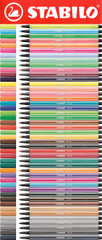 details about stabilo pen 68 fibre tip pens in packs of 3 or 10