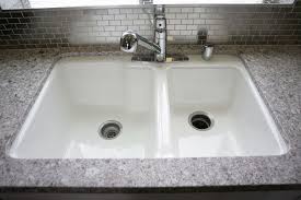White Ceco Cast Iron Kitchen Sink We Included A Two Compartment White Finish Ceco Kitch Cast Iron Kitchen Sinks White Kitchen Sink Undermount Kitchen Sinks