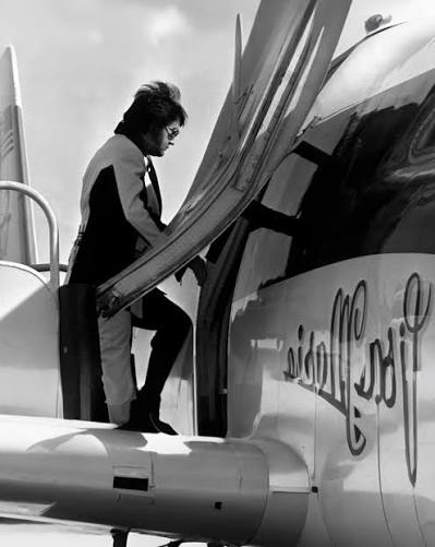 Elvis Presley's plane, the Lisa Marie, returns home to Graceland