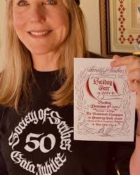 Our SoS T-shirts are in! Blackletter logo design by the late Ward Dunham  one of the original founding members of SoS. AND recently mailed postcard  for our annual Holiday Fair