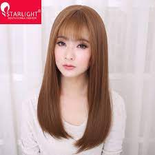 I also answer some commonly asked qu. Buy Korean Air Bangs Wig Woman With Long Straight Hair Thin Air Bangs Seamless Invisible Qi Liu Piece Wig Long Curly Hair In Cheap Price On Alibaba Com