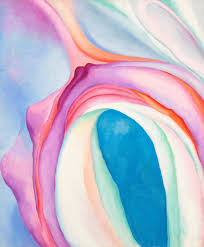 It was her husband who first said so and o'keeffe always denied it. Georgia O Keeffe Music Pink And Blue No 2 Whitney Museum Of American Art