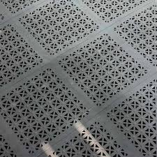 Interlocking polywood deck patio tiles 10 pack. Rubber Staylock Perforated Deck Tile Outdoor