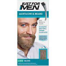Again, pick a slightly lighter shade than you. Just For Men Mustache Beard Beard Coloring For Gray Hair With Brush Included Blond M 10 15 Walmart Com Walmart Com