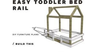 Create a loft style bed that looks like a club house with attached stair steps and two windows, plus floor then they need a toddler bed. Free Diy Furniture Plans How To Build A Toddler House Bed The Design Confidential