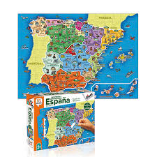 España, probinzias españolas, provincias de espanya, probinzia española, provincia d'espanya, provincias espanyolas, provincia espanyola (an); Puzzle Provincias Y Autonomias Espana 137 Piezas Diset Juguete Eurekakids