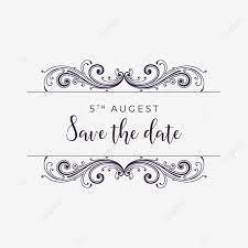 Vintage Style Save The Date Ornament Vector Vintage Abstract Shape Png And Vector With Transparent Background For Free Download Save The Date Illustrations Save The Date Designs Vintage Save The Dates
