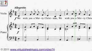 It comes from england and dates back to 19th century. We Wish You A Merry Christmas Christmas Sheet Music Video Score Youtube