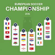 Le championnat d'europe de football 2020 est la 16e édition du championnat d'europe de football. Championnat D Europe De Football Carte 2016 Groupe Vecteur Gratuite