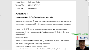 Check spelling or type a new query. Pertemuan 5 Kelas Vii Bahasa Mandarin Youtube