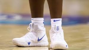 The zion williamson shoe fiasco brought considerable attention to not only nike, but zion's forthcoming first shoe contract when he turns pro after his first year at duke. Duke S Zion Williamson Dominant As Ever In Return So It S Gotta Be The Kyrie Irving Shoes Right Rsn