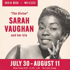 Sarah Vaughan jazz poster