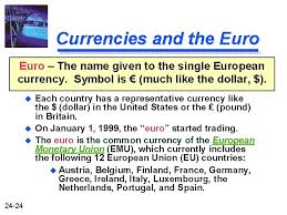 International currencies and currency codes. Chapter 24 International Financial Management 24 1 Pearson