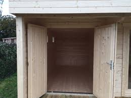 Luxury Summer House With Storage Room Hansa Lounge Xxl 22m 44mm 8 X 5 M Summer House 24 Summer House Summer House Design Shed To Tiny House