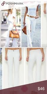 White Flare Denim Jeans Size 9 Or 29 Nwt Nwt Poshmark