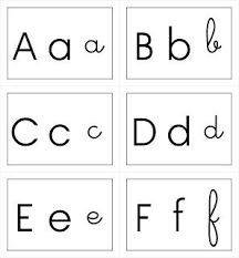 Id En Vrac Pour L Ecole Cartes Alphabet Alphabet Imprimable Alphabet A Imprimer Carte Montessori