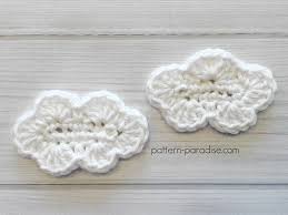 Just take your yarn and needles and follow the simple step by step tutorials. Free Crochet Pattern Cloud Applique Pattern Paradise