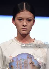 A model walks the runway wearing Simon Barth Couture at Vancouver... News  Photo