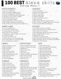 Maybe you would like to learn more about one of these? 100 Best Alexa Skills You Ve Never Heard Of With Printable Infographic Amazon Alexa Skills Alexa Skills Funny Alexa Commands