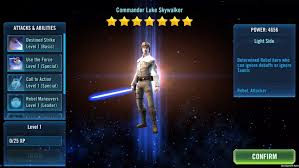 This mod swaps the 'yavin ceremony' and 'farmboy' skins for luke. Commander Luke Skywalker Arrives In Star Wars Galaxy Of Heroes