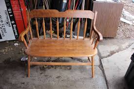 Ethan Allen Deacons Bench Custom Furniture Moving Sale K Bid