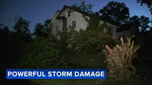 Powerful storm leaves behind damage in New Jersey