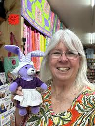 Found bunny and fabric today