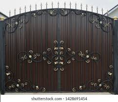Color combo gate ideas & photos. House Gate Paint Design