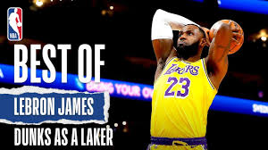 Последние твиты от lebron james (@lebron_dunk). Lebron S Best Dunks Since Joining The Lake Show Youtube
