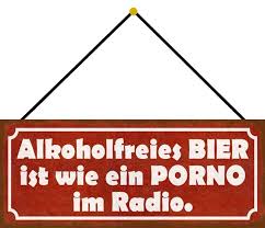 Schatzmix Cartel de metal con texto en inglés Alcohol- Beer Like Porno,  27 x 10 cm, decoración de pared con cordón, metal, multicolor, 27 x 10 cm :  Amazon.es: Hogar y cocina