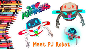 From future robots coloring pages and robot craft ideas. Meet Pj Robot Coloring Pj Masks Robot Youtube