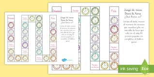 (literally what hour is it?) to answer we might respond with a variety of answers. Juego De Mesa Decir La Hora En Punto Y Media