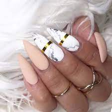 White and gray marble nails. Matte Light Pink Marble Nails Matte