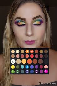 Some people have found creative ways to fix the palette. Look By Numbers James Charles Palette Makeup Tutorial Eyeshadow Creative Eye Makeup Makeup