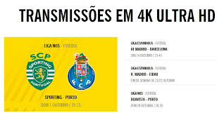 Watch sport.tv 1 portugal hd live for free by streaming with a few servers. Sport Tv Inicia Transmissoes Regulares Em Ultra Hd Com Jogos Das Ligas Portuguesa E Espanhola Meios Publicidade Meios Publicidade