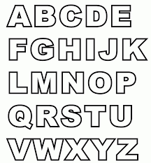 Big alphabet letters large printable letters blank handwriting practice sheets. Uppercase Alphabet Letters Templates Activity Shelter