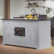 The unit is painted in grey which. Kitchen Island With Granite Top Grey Black Granite Store
