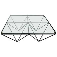 Italian Square Black Alanda Coffee Table By Paolo Piva For B B Italia For Sale Black Coffee Tables B B Italia Coffee Tables For Sale
