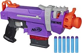 Enjoy today i go over the new update for fortnite what is coming in tomorrows update! Amazon Com Nerf Fortnite Smg E Blaster Motorized Dart Blasting 6 Dart Clip 6 Official Elite Darts For Youth Teens Adults Toys Games