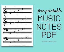 Free Printable Music Notes Pdf Free Printable Music Notes Sheets Free Printable Music Notes Worksheets Free Printabl Music Notes Mom Printable Note Sheet