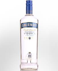 Alcohol proof is a unit of measure used to quantify the amount of alcohol in alcoholic beverages. Smirnoff Blue 100 Proof Vodka 1000ml Vodka