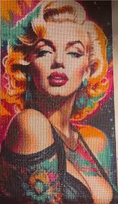 My 40×70 weeping angel diamond painting ❤️