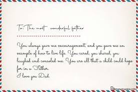 Whether it is a small gesture or a big party, doing something for your dad is an important yearly celebration in the united states. Write Happy Father S Day Letter To Your Father