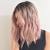 Rose Gold Champagne Baby Pink Hair
