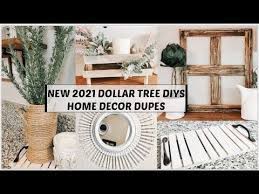 New 2021 Dollar Tree Diy Home Decor Dupes Youtube In 2021 Diy Dollar Tree Decor Dollar Store Diy Decorations Dollar Tree Diy